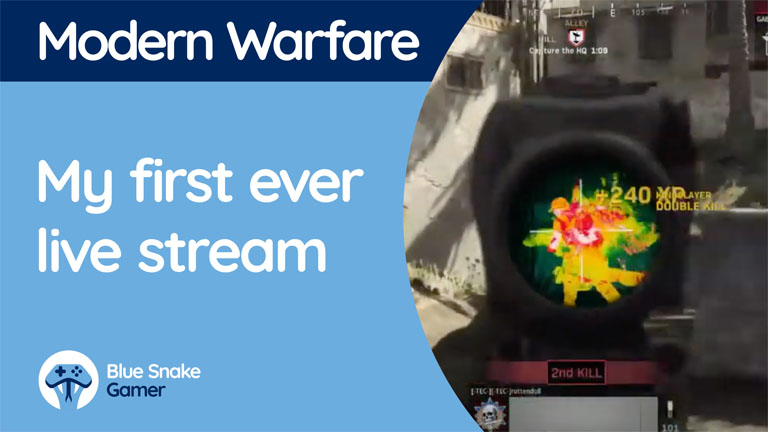 My first ever live stream