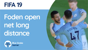 Phil Foden open net long distance goal