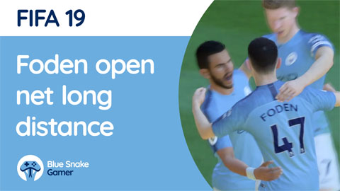 Phil Foden open net long distance goal
